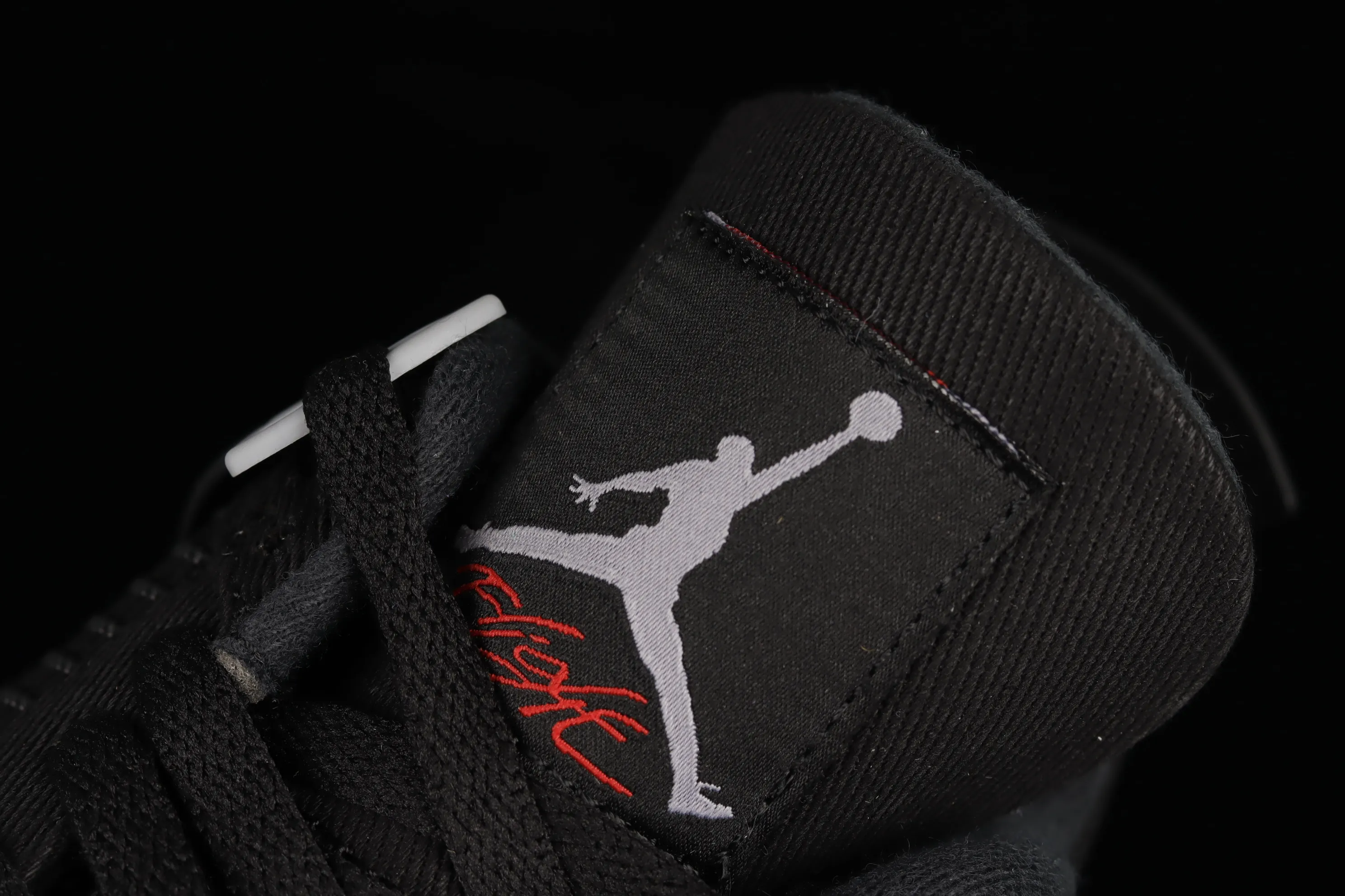 All categories Air Jordan Jordan series basketball shoes Air Jordan 4 Air Jordan 4 Retro "Olive Canvas" AJ4 Joe 4 black and gray denim DH7138-006